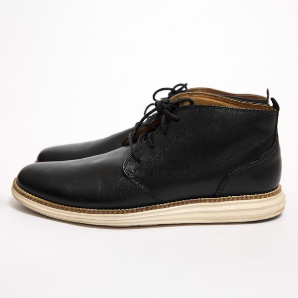 Cole Haan GRAND C20739 Chukka Mens Black Leather Boots main image 5
